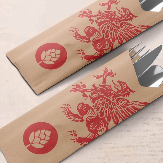 Paper Cutlery Holder Paper Cutlery Holder